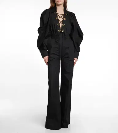 Elie Saab Puffed-sleeve jumpsuit | Thumbnail 3