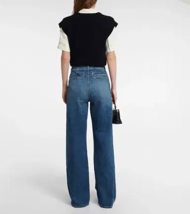 Nili Lotan Flora Trouser wide-leg jeans | Thumbnail 6 Nili Lotan Flora Trouser wide-leg jeans | Thumbnail 6