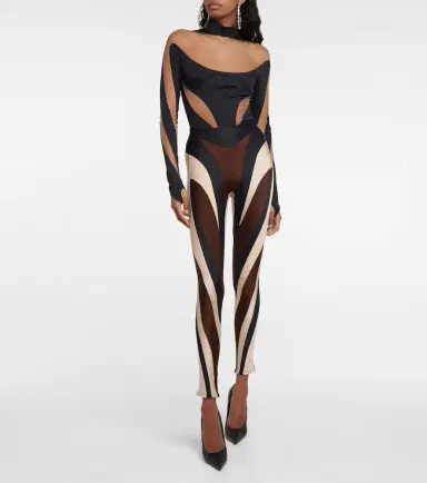 Mugler Paneled bodysuit | Thumbnail 5 Mugler Paneled bodysuit | Thumbnail 5