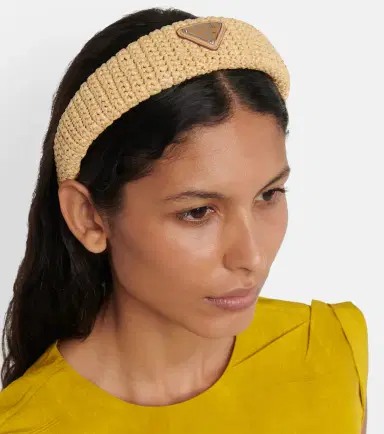 Prada Logo headband | Thumbnail 3