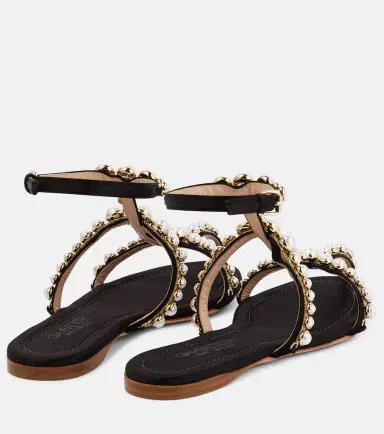 Giambattista Valli Maharani faux pearl-embellished sandals | Thumbnail 4 Giambattista Valli Maharani faux pearl-embellished sandals | Thumbnail 4