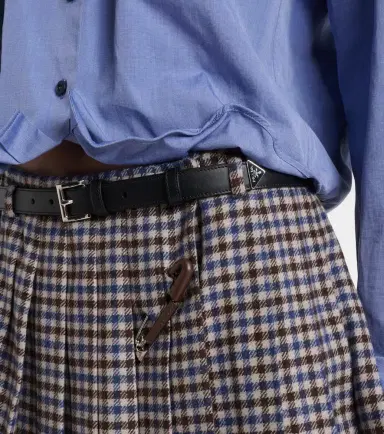 Prada Logo leather belt | Thumbnail 2 Prada Logo leather belt | Thumbnail 2
