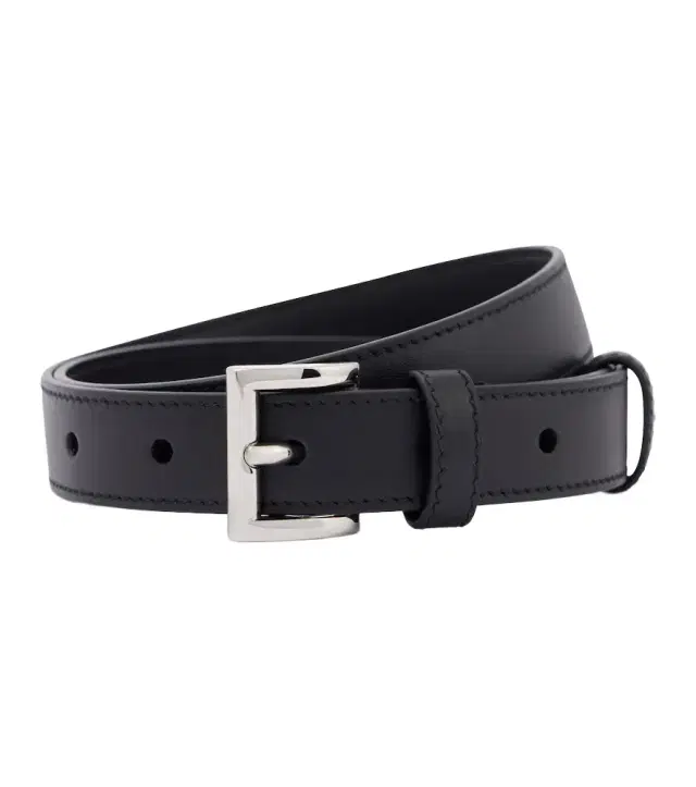 Prada Logo leather belt