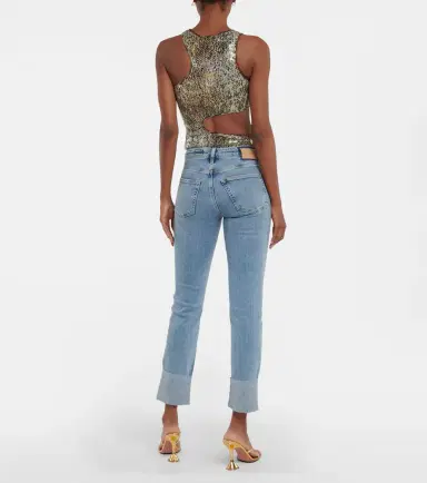 AG Jeans Cuffed straight jeans | Thumbnail 3