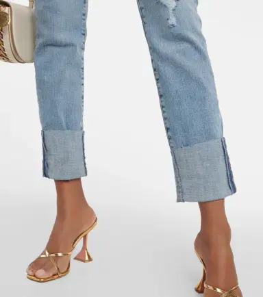 AG Jeans Cuffed straight jeans | Thumbnail 4