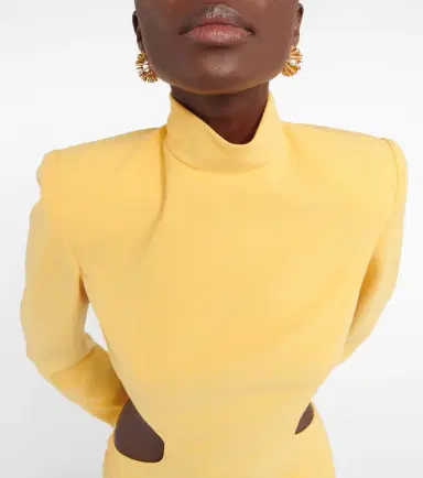 Mônot Mônot Cutout crêpe minidress | Thumbnail 2