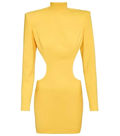 Mônot Mônot Cutout crêpe minidress | Thumbnail 1