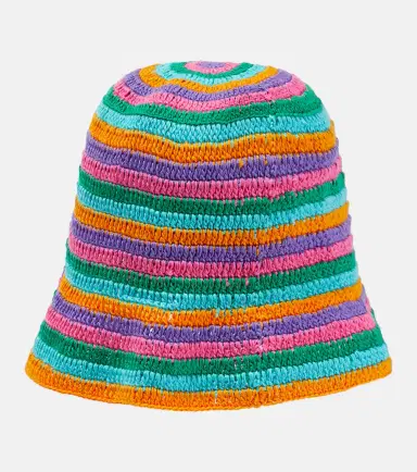 Anna Kosturova Striped crochet bucket hat | Thumbnail 2