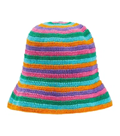 Anna Kosturova Striped crochet bucket hat | Thumbnail 1