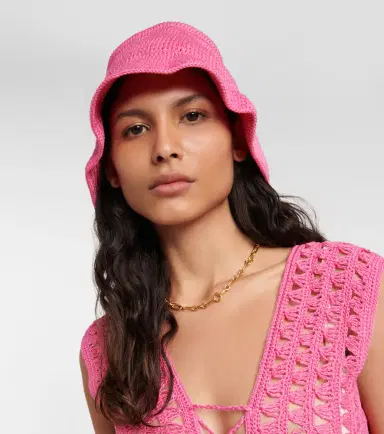 Anna Kosturova Crochet cotton bucket hat | Thumbnail 4