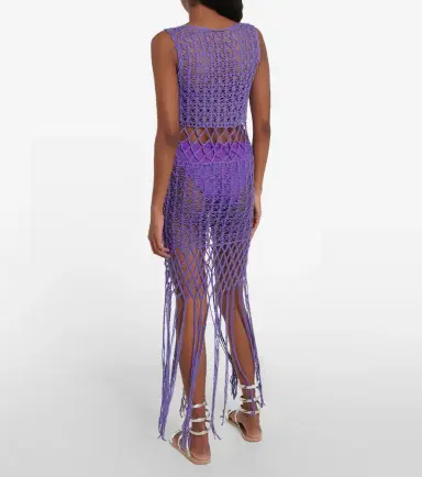 Anna Kosturova Crochet minidress | Thumbnail 2