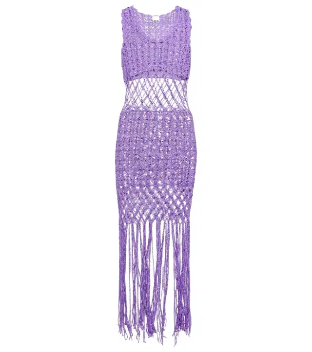 Anna Kosturova Crochet minidress