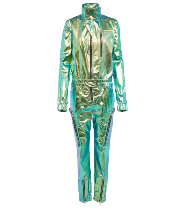 Rick Owens Iridescent slim-leg jumpsuit