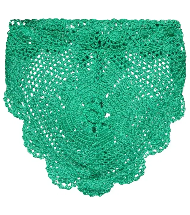 Anna Kosturova Triangular crochet top