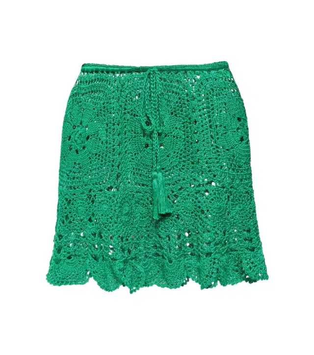 Anna Kosturova Crochet miniskirt