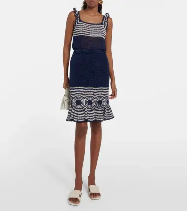 Anna Kosturova Striped crochet top | Thumbnail 4