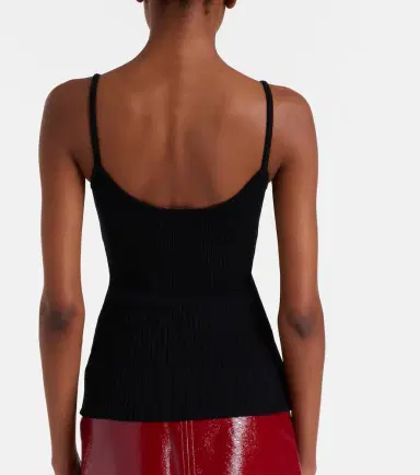 Courrèges Courrèges Logo ribbed-knit tank top | Thumbnail 5 Courrèges Courrèges Logo ribbed-knit tank top | Thumbnail 5