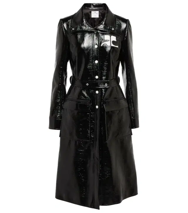 Courreges Courrèges Logo cotton-blend trench coat