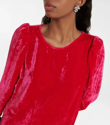 Velvet minidress | Thumbnail 3