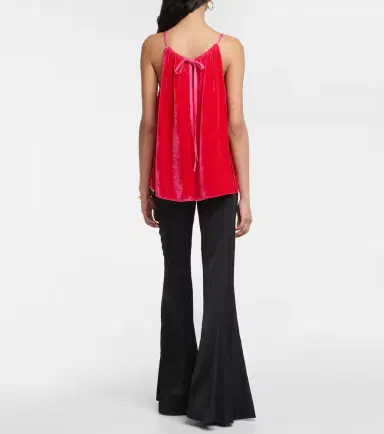 Velvet halter-neck top | Thumbnail 2
