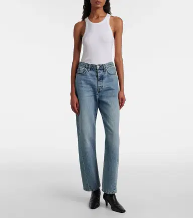 Toteme High-rise straight jeans | Thumbnail 7