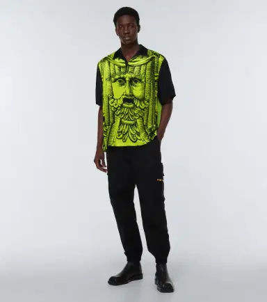 Versace Printed satin bowling shirt | Thumbnail 5