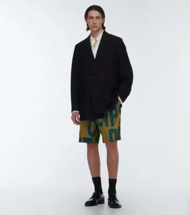 Dries Van Noten Printed mid-rise jersey shorts | Thumbnail 5