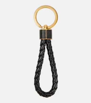 Bottega Veneta Intreccio leather keyring | Thumbnail 2