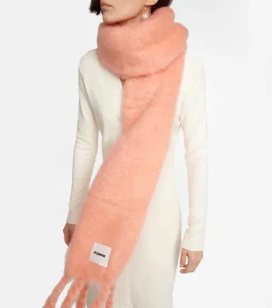 Jil Sander Mohair and wool-blend scarf | Thumbnail 5