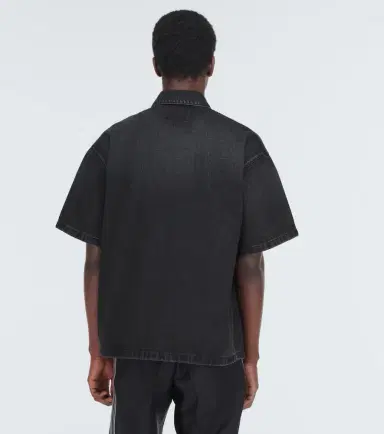 Prada Logo denim shirt | Thumbnail 3