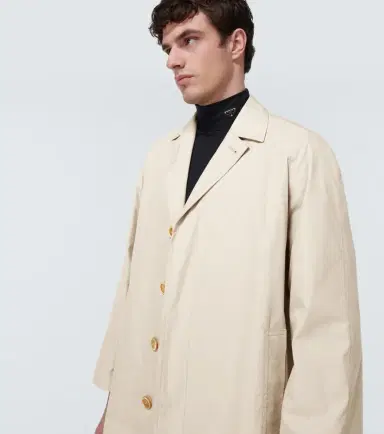 Prada Cotton-blend overcoat | Thumbnail 5