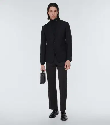 Prada Tailored straight-leg pants | Thumbnail 2 Prada Tailored straight-leg pants | Thumbnail 2