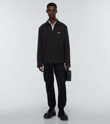 Prada Re-Nylon zipped shirt | Thumbnail 4