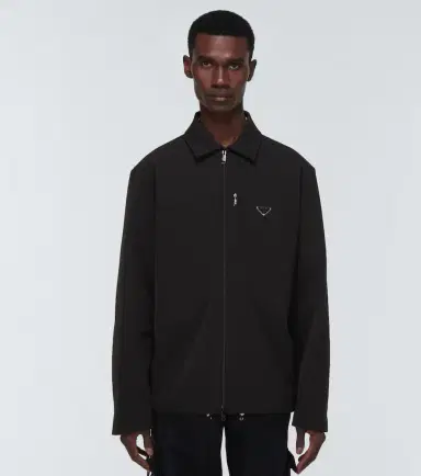 Prada Re-Nylon zipped shirt | Thumbnail 5