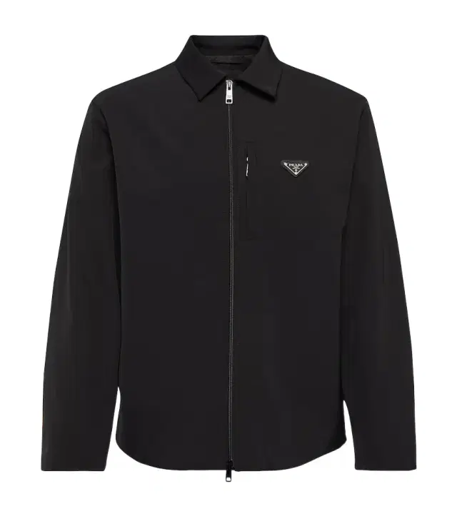 Re-Nylon zipped shirt