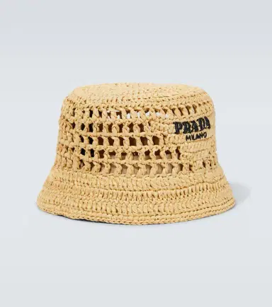 Prada Raffia bucket hat | Thumbnail 2