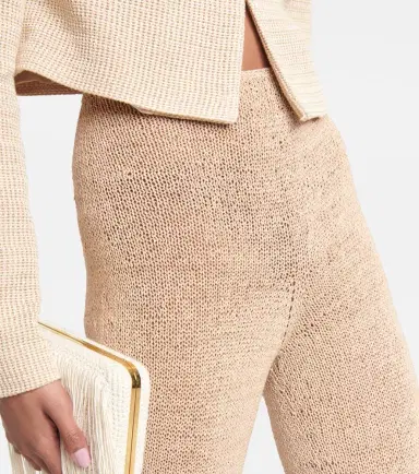 Magda Butrym Crochet high-rise flared leggings | Thumbnail 5