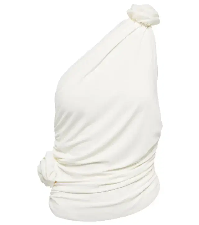 Magda Butrym Floral appliquéd one-shoulder top
