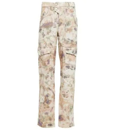 Marant Étoile Vayoneo printed denim cargo pants | Thumbnail 1