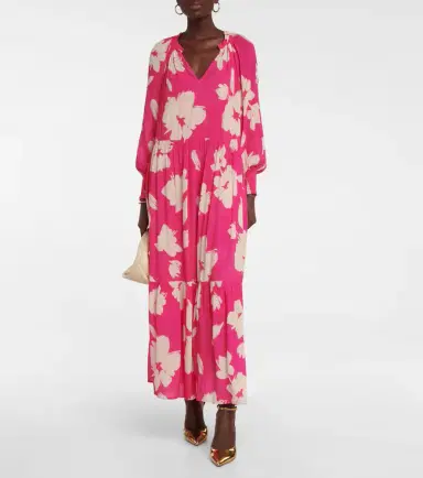 Velvet Luella printed maxi dress | Thumbnail 4