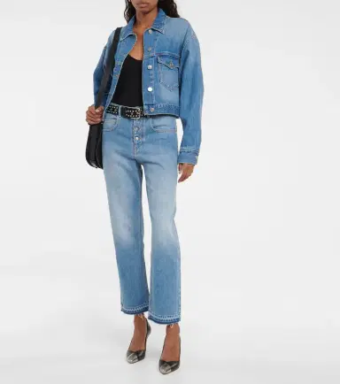 Marant Etoile Belden high-rise slim-fit pants | Thumbnail 3