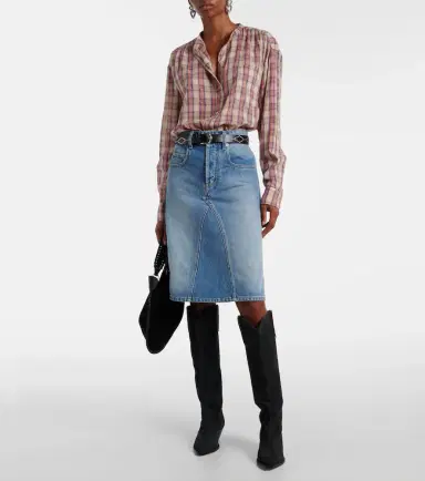 Marant Etoile Fiali denim midi skirt | Thumbnail 2