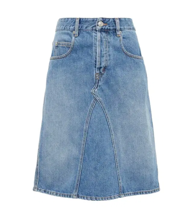 Marant Étoile Fiali denim midi skirt