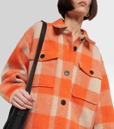 Marant Étoile Harveli checked jacket | Thumbnail 4 Marant Étoile Harveli checked jacket | Thumbnail 4