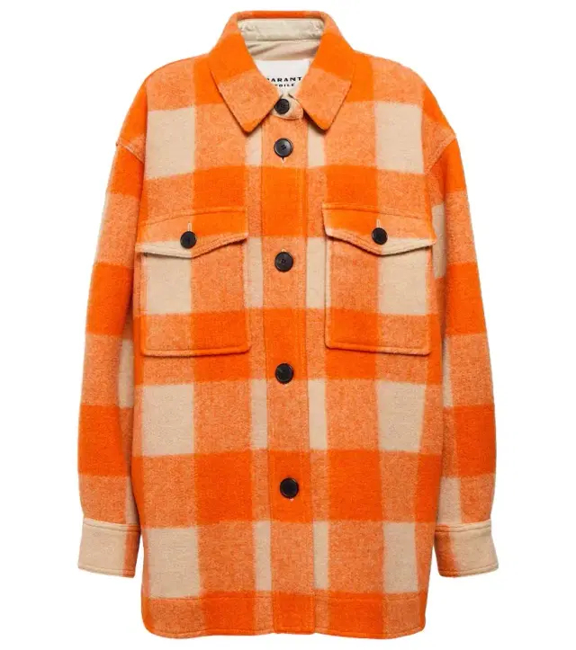 Marant Étoile Harveli checked jacket