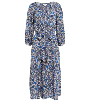 Velvet Maddy floral midi dress | Thumbnail 1