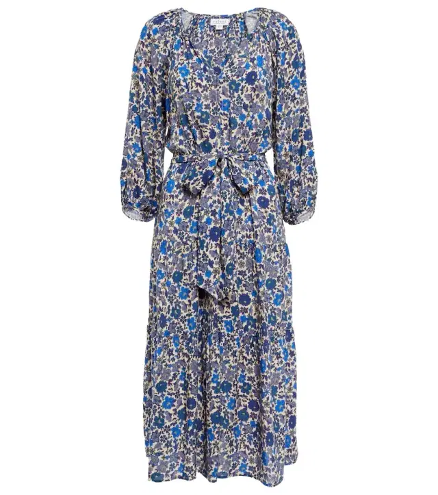 Velvet Maddy floral midi dress