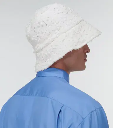 Comme des Garçons SHIRT Comme des Garçons Shirt Crochet bucket hat | Thumbnail 3