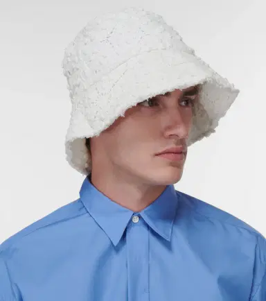 Comme des Garçons SHIRT Comme des Garçons Shirt Crochet bucket hat | Thumbnail 4