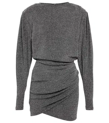 Marant Étoile Benedicte metallic knit minidress | Thumbnail 1